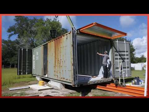 Man Builds Amazing DIY Container House | Low-Cost Housing Start to Finish by @PLAHOUSE-CONTAINER